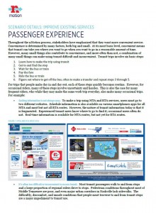 Passenger Experience